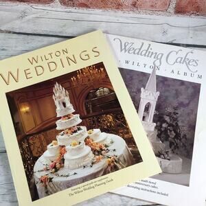 2 Wilton Wedding Cake Books - Wilton Weddings & Wedding Cakes A Wilton Album